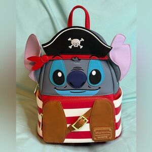 Loungefly x Disney Cruise Line Pirate Stitch Cosplay Backpack - NWOTs